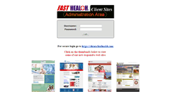 Desktop Screenshot of clients.fasthealth.com
