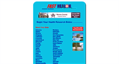 Desktop Screenshot of fasthealth.com